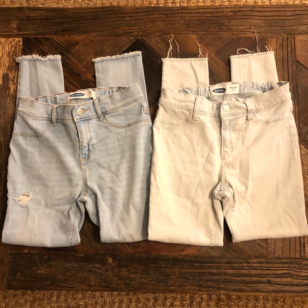 Bundle 2 Old Navy Ballernia Jeggings Crop Large 12